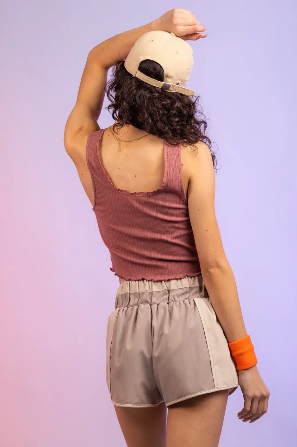 Lettuce Hem Solid Knit Tank
