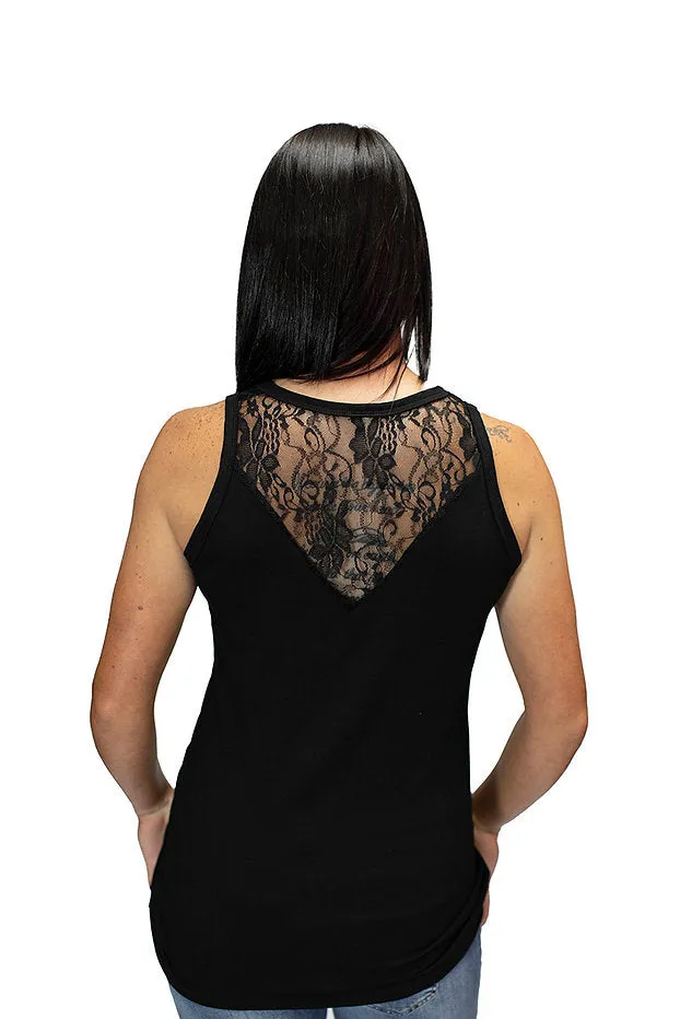 Liberty Wear Collection Tops: Fleur De Lis Gem Tank