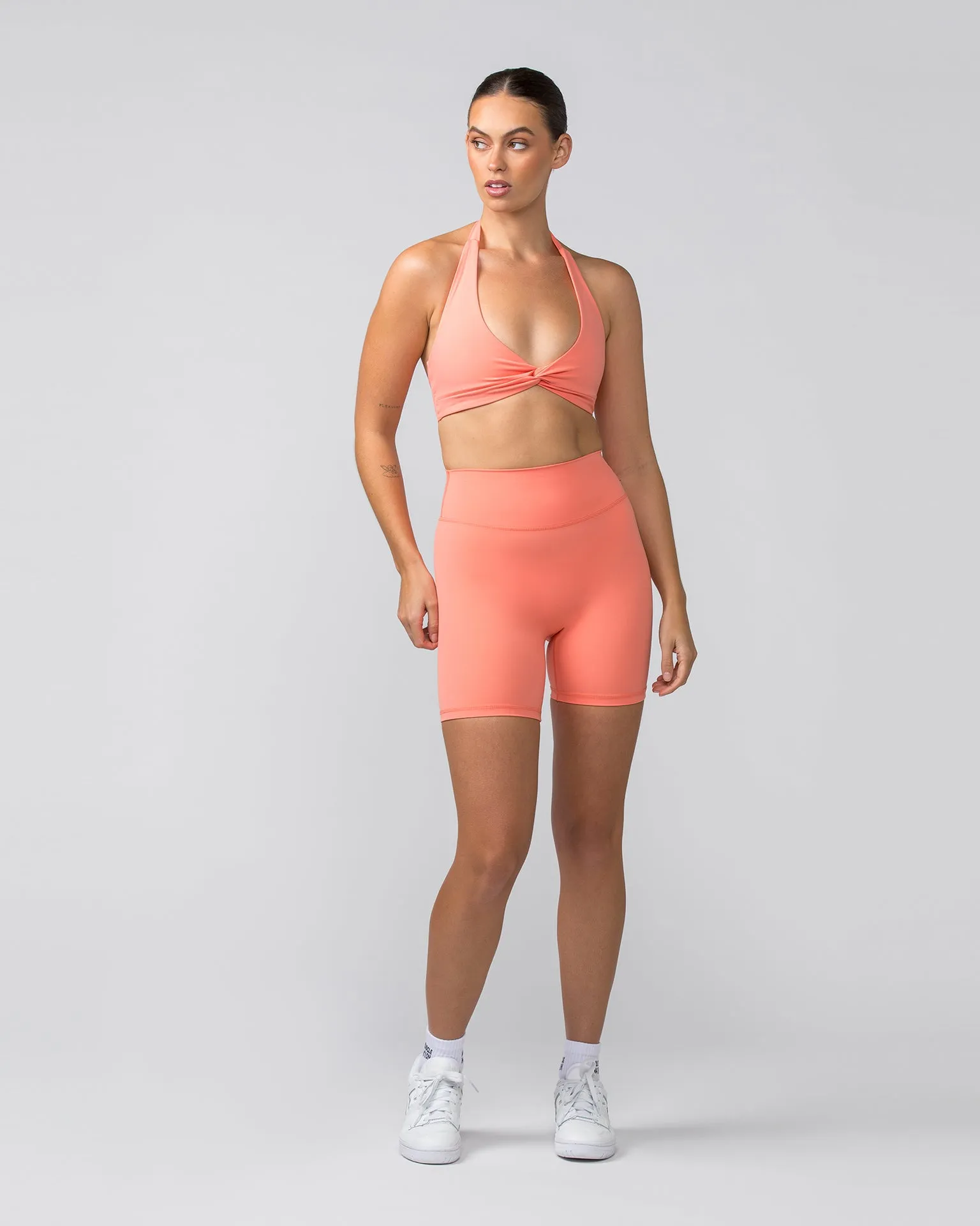 Liberty Zero Rise Bike Shorts - Peach Pink