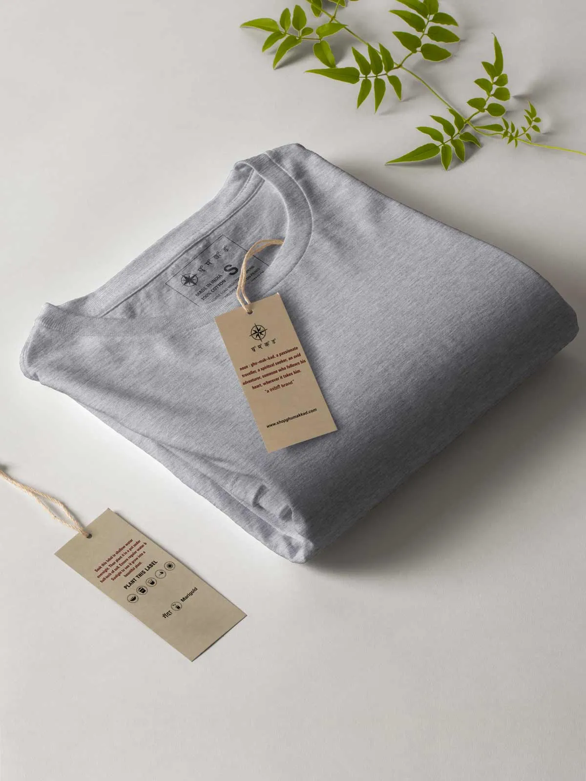 Light Grey & Wine T shirt Combo