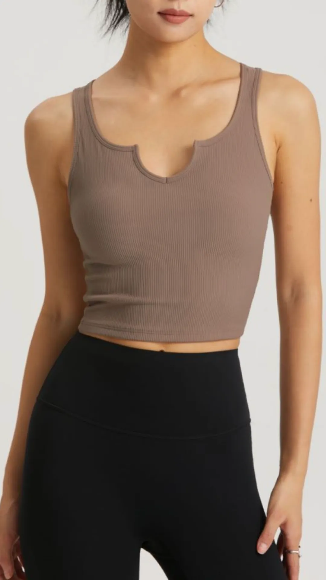 Light Ribbed Empower Sports Bra