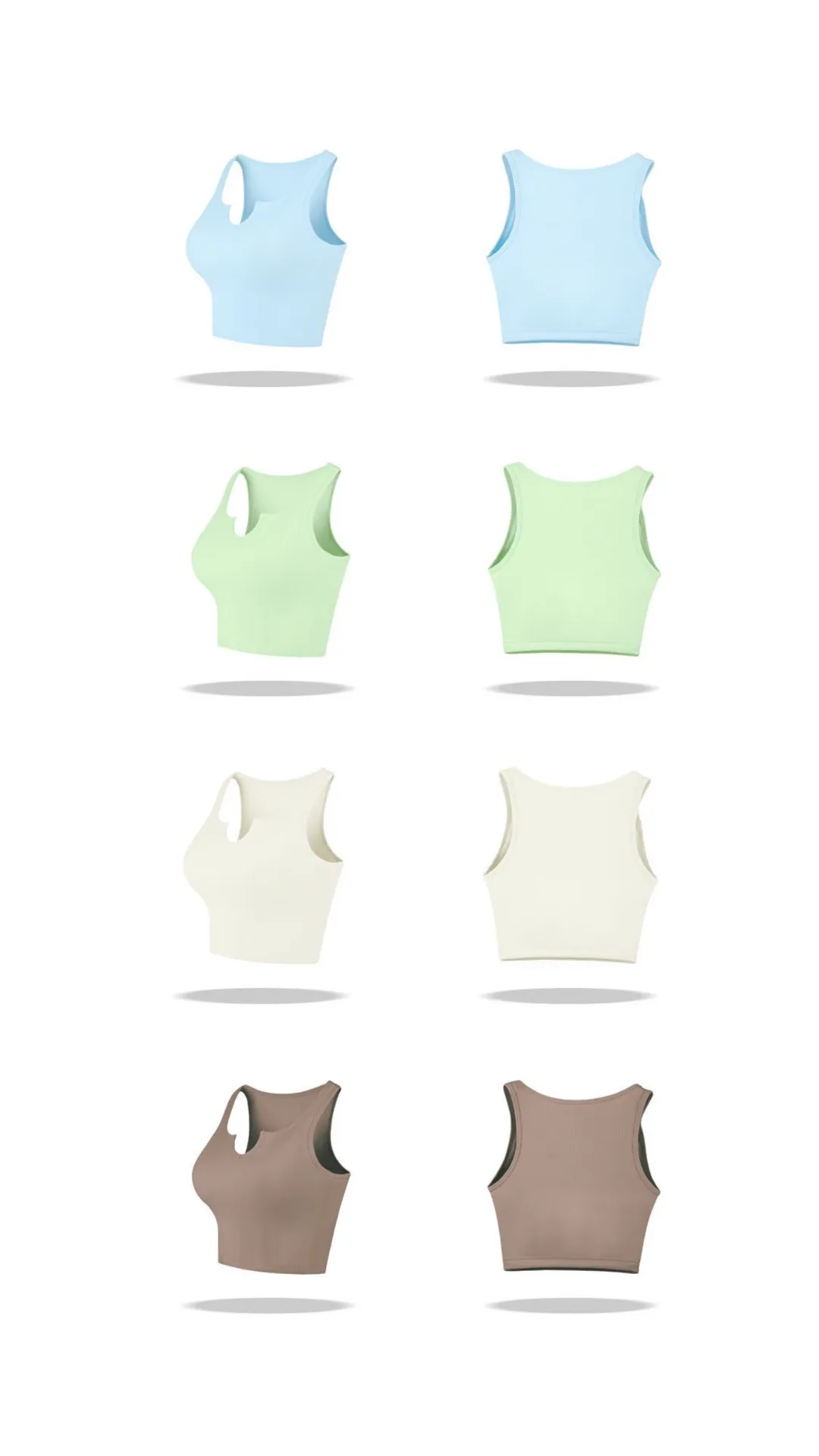 Light Ribbed Empower Sports Bra