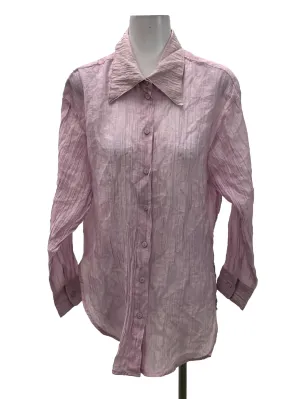 Lilac Button Down Blouse