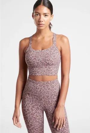 Lilac Leopard Sports Bra
