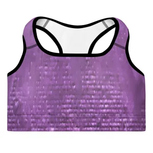 Lilac Padded Sports Bra