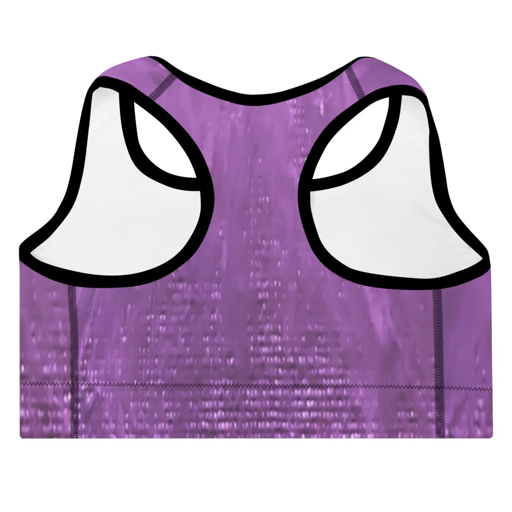 Lilac Padded Sports Bra