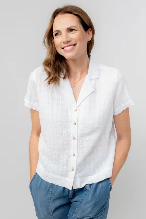 Lily & Me 18 White Check Seersucker Pippa Shirt