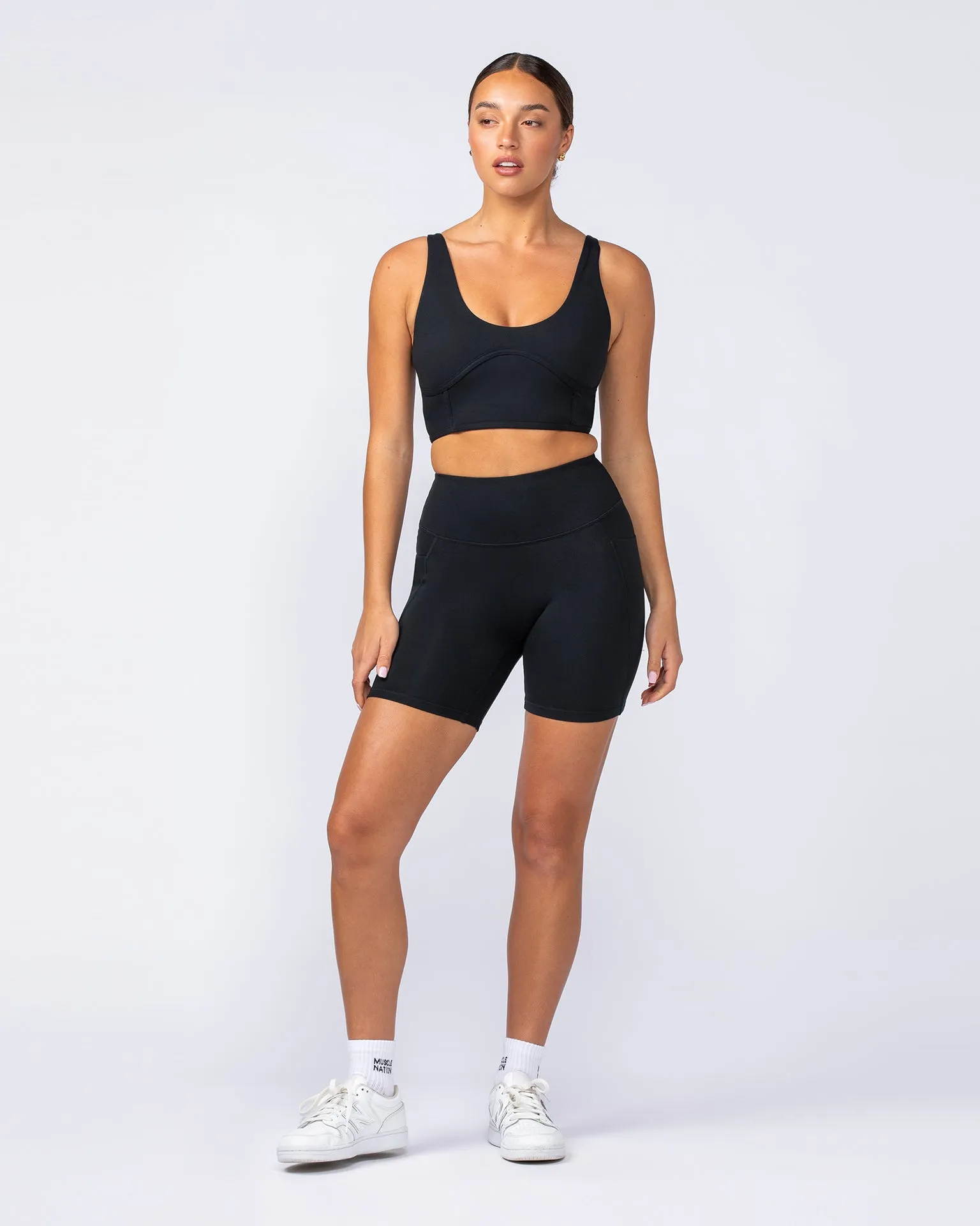 Limitless Longline Bra - Black