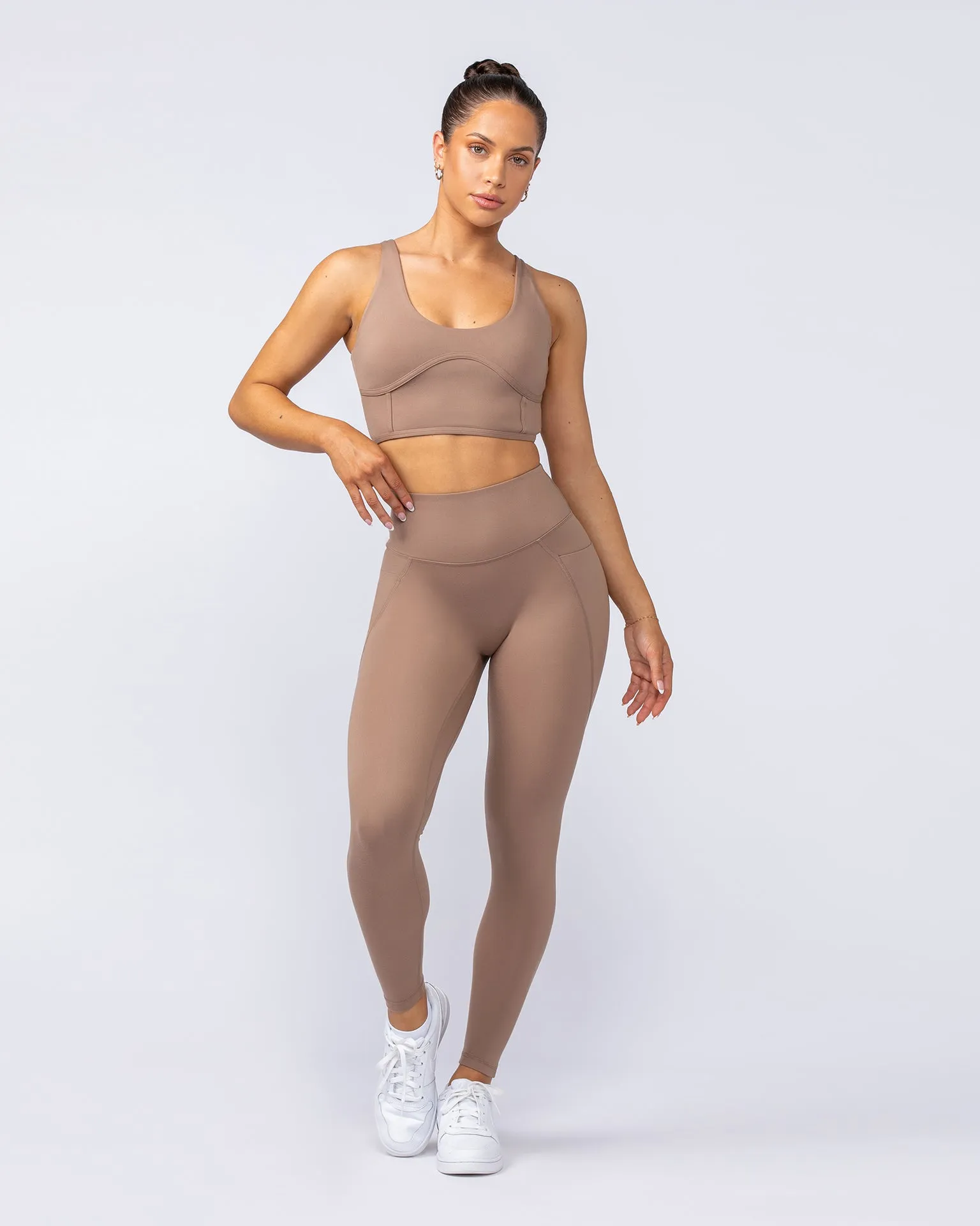 Limitless Longline Bra - Cinnamon