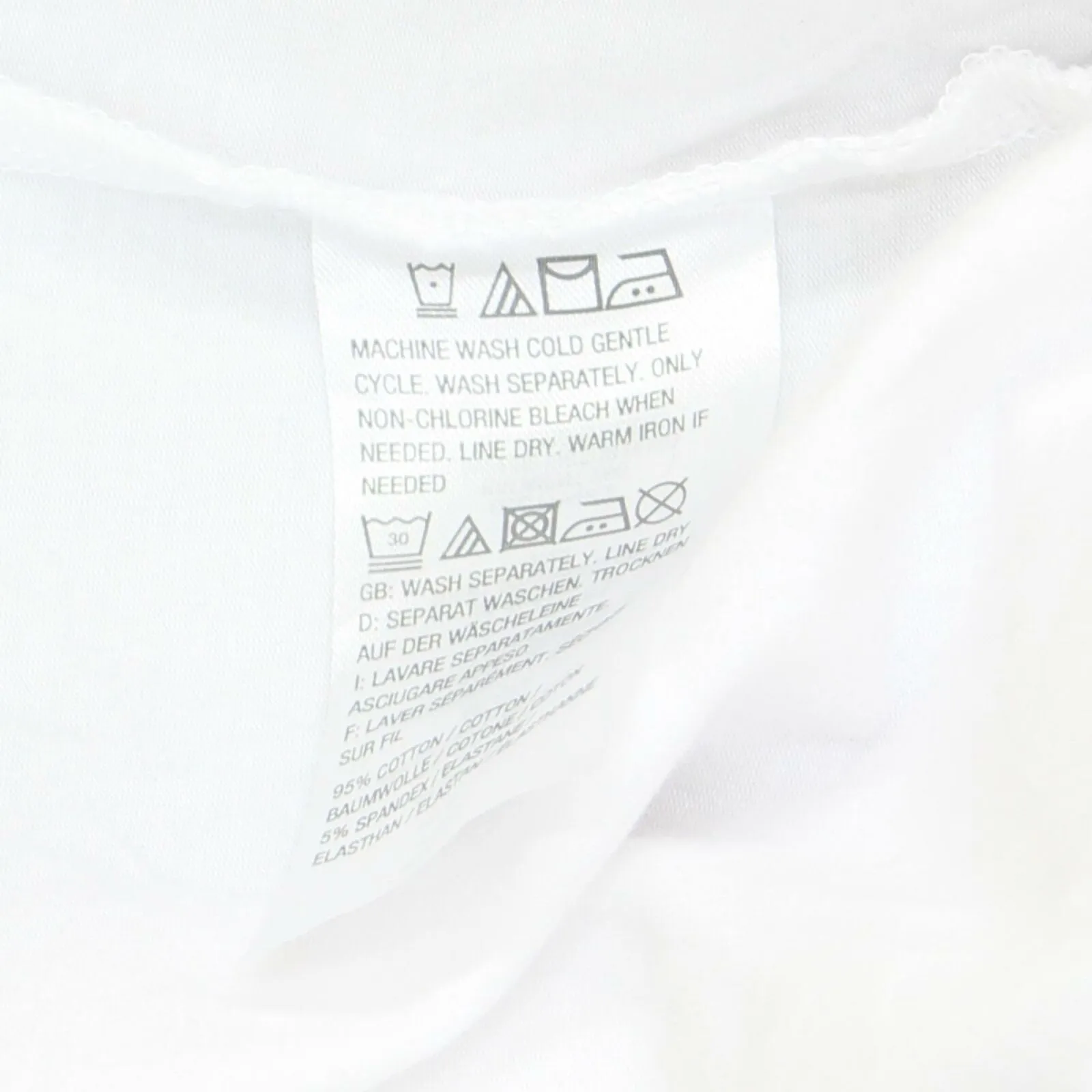 Linea by Louis Dell'Olio Leisure Plus Size V Neck Stretch T-Shirt White 2X