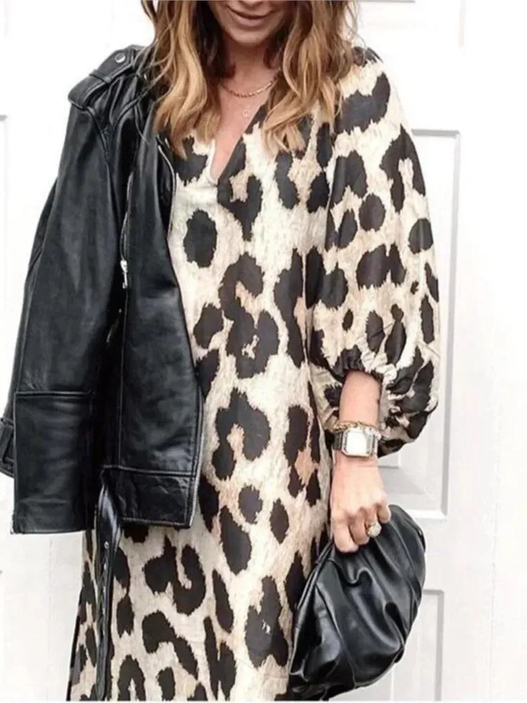 LISA™ - Leopard Print Dress