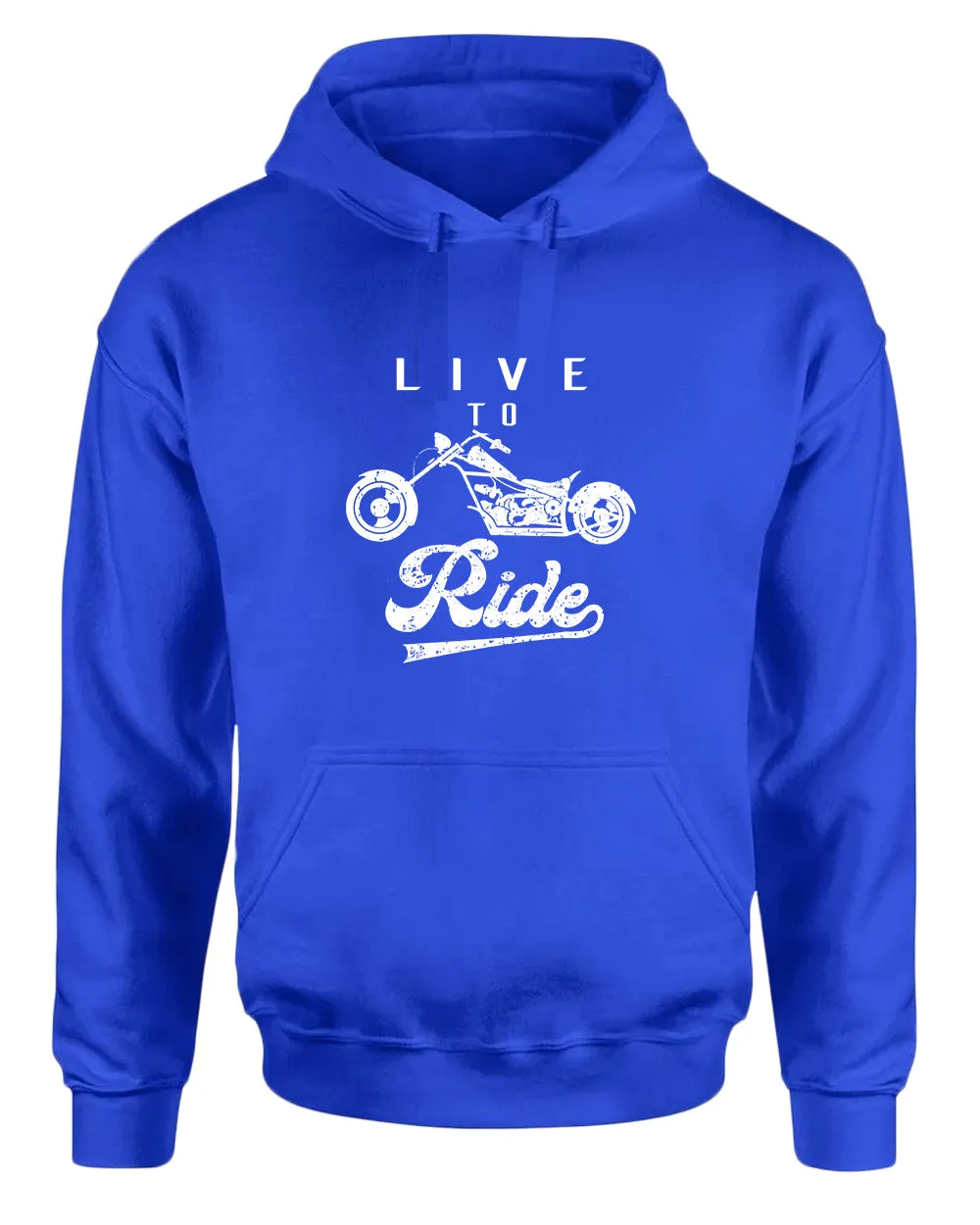 Live to ride motorcycle hoodie