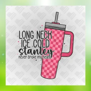 Long Neck Ice Cold Stanley Transfer