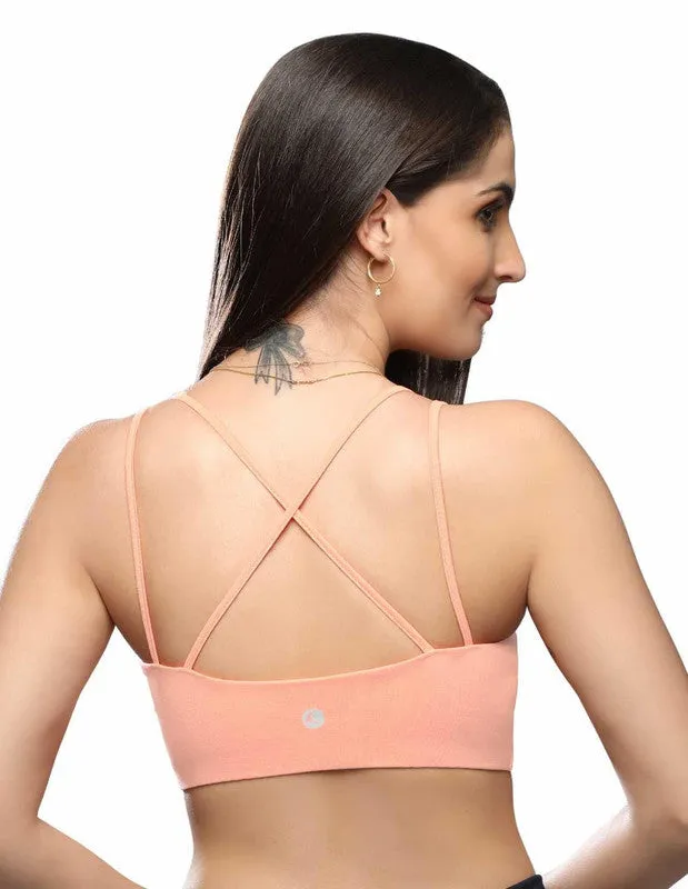 Lovable Melon Non Padded Non Wired Full Coverage Bra LTE-SPORTS-BRA-MELON