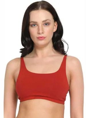 Lovable Orange Non Padded Non Wired Full Coverage Bra - VITALITY CAMI-Orange