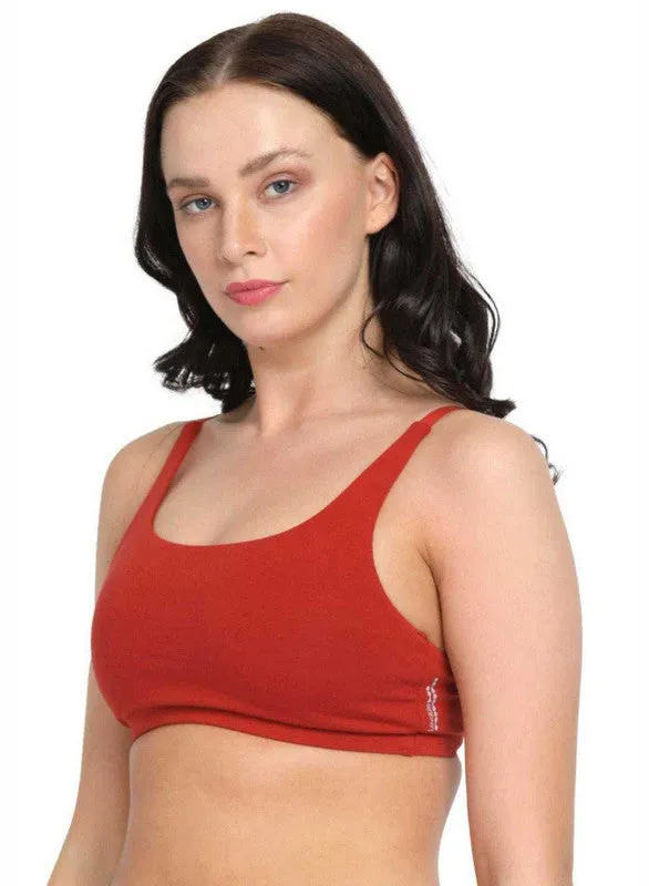 Lovable Orange Non Padded Non Wired Full Coverage Bra - VITALITY CAMI-Orange