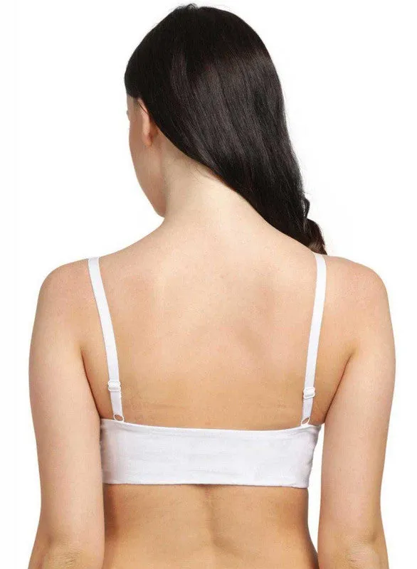 Lovable White Non Padded Non Wired Full Coverage Bra - VITALITY CAMI-White