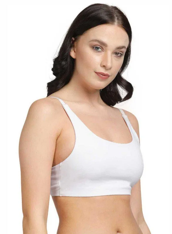 Lovable White Non Padded Non Wired Full Coverage Bra - VITALITY CAMI-White