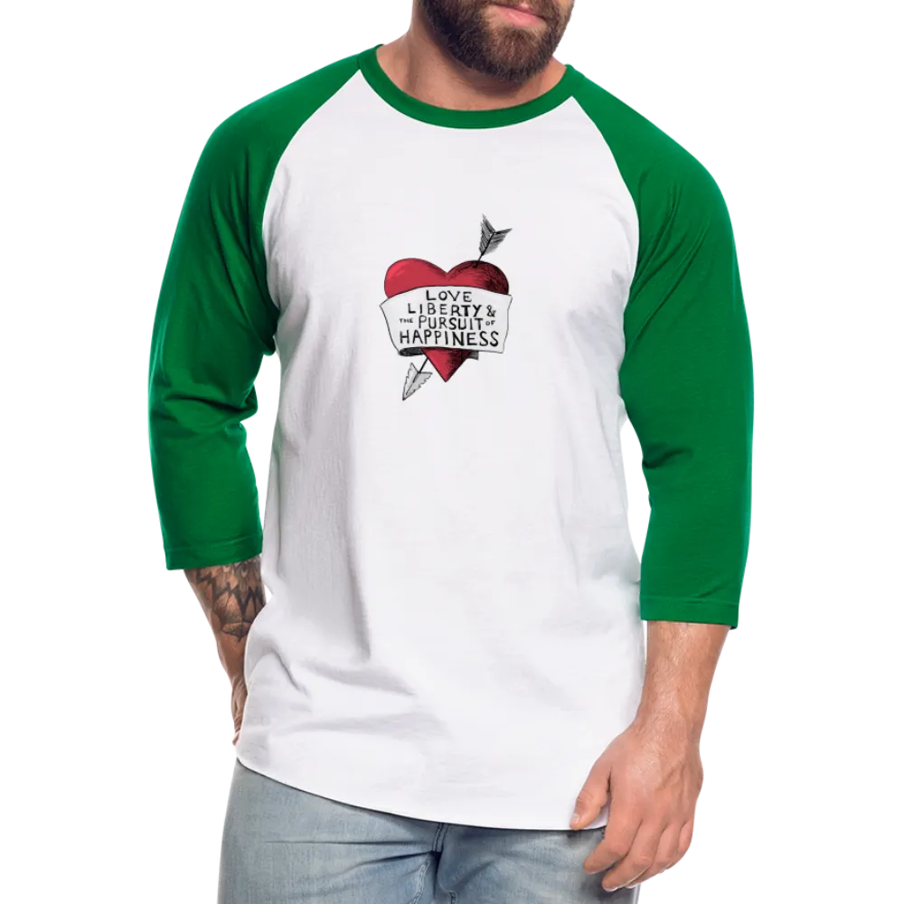 Love, Liberty | Baseball Tee