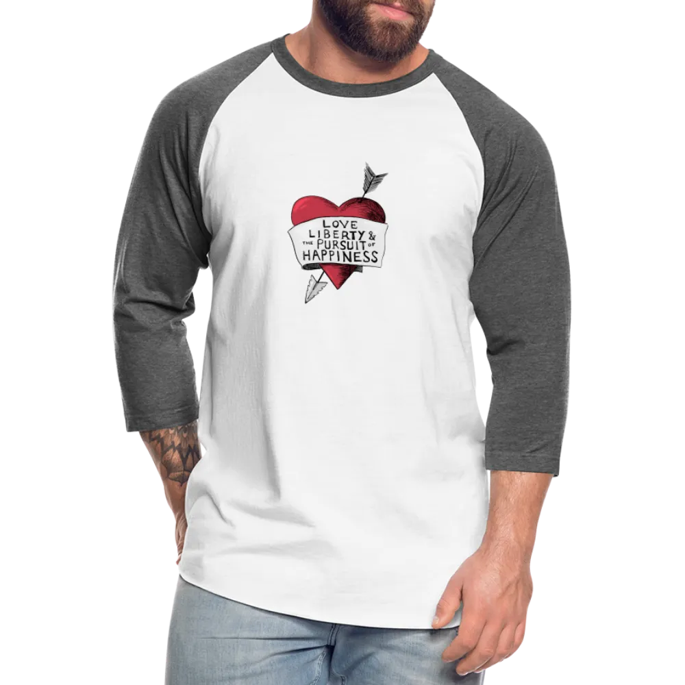 Love, Liberty | Baseball Tee