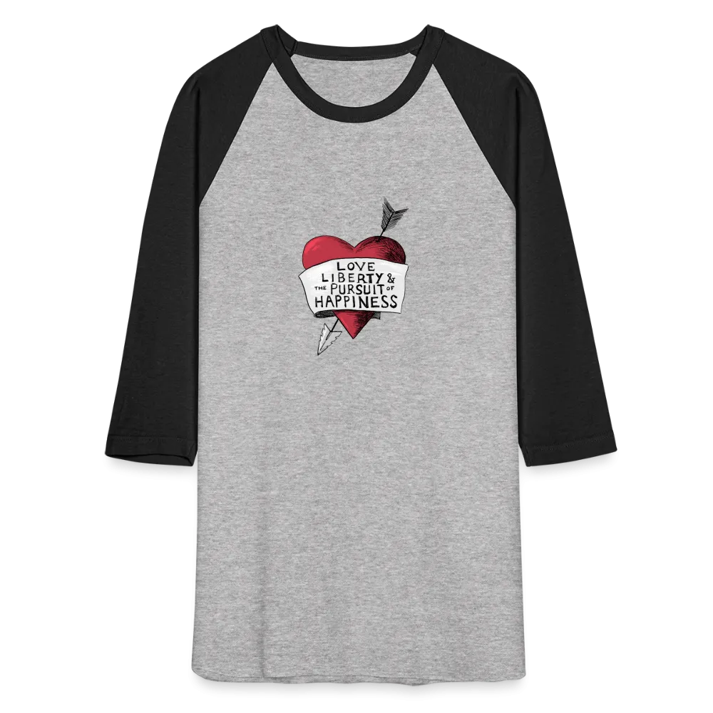 Love, Liberty | Baseball Tee