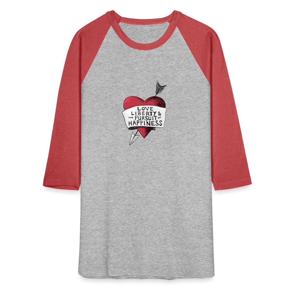 Love, Liberty | Baseball Tee