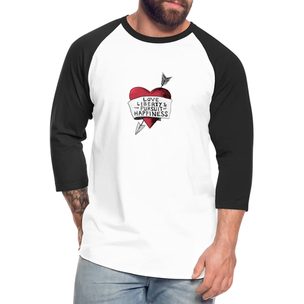 Love, Liberty | Baseball Tee