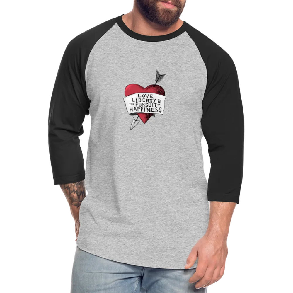 Love, Liberty | Baseball Tee