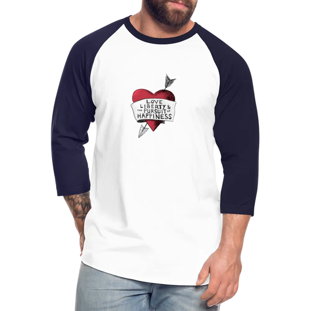 Love, Liberty | Baseball Tee