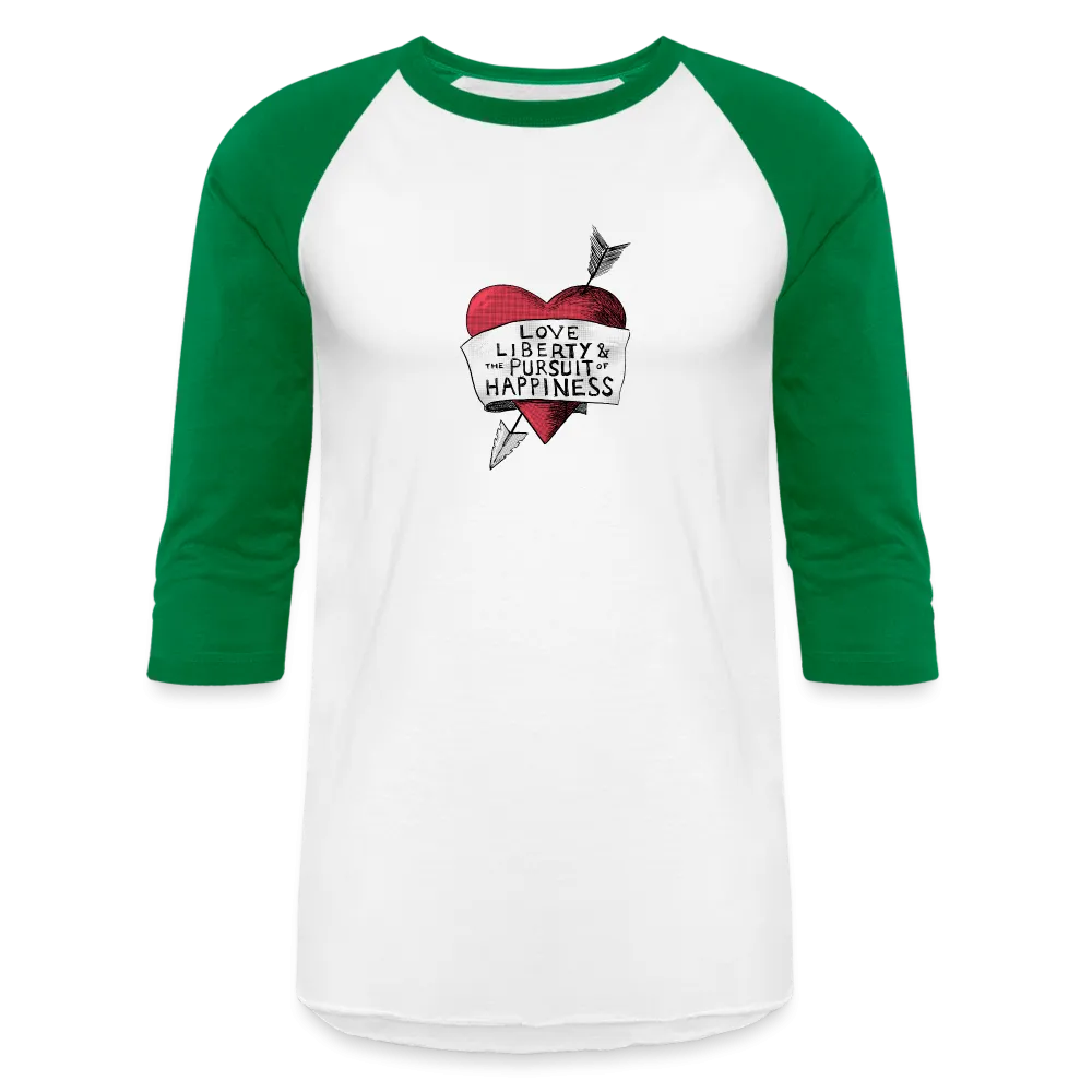 Love, Liberty | Baseball Tee