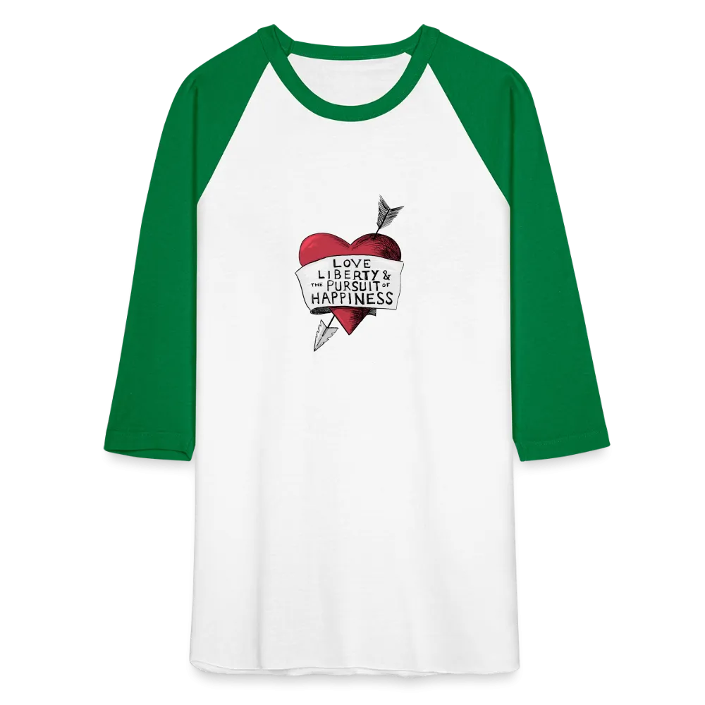 Love, Liberty | Baseball Tee
