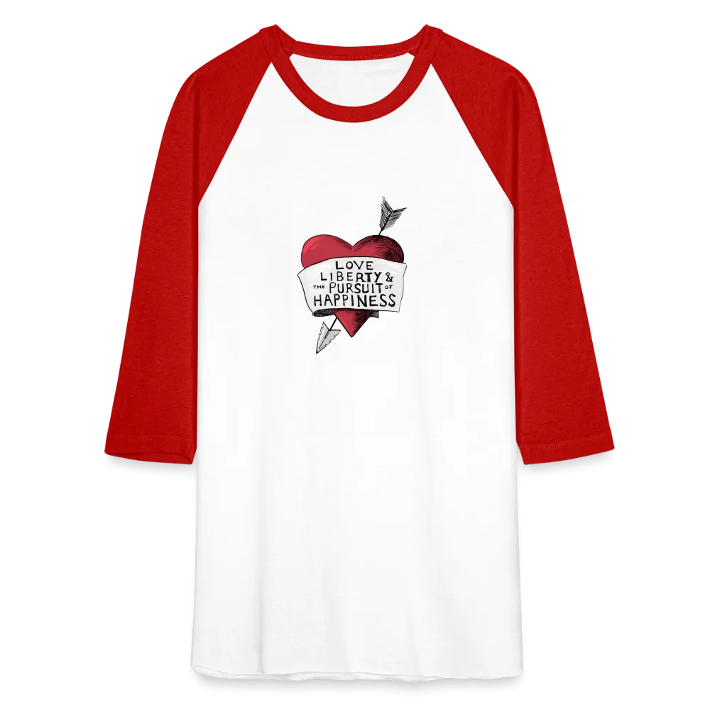 Love, Liberty | Baseball Tee