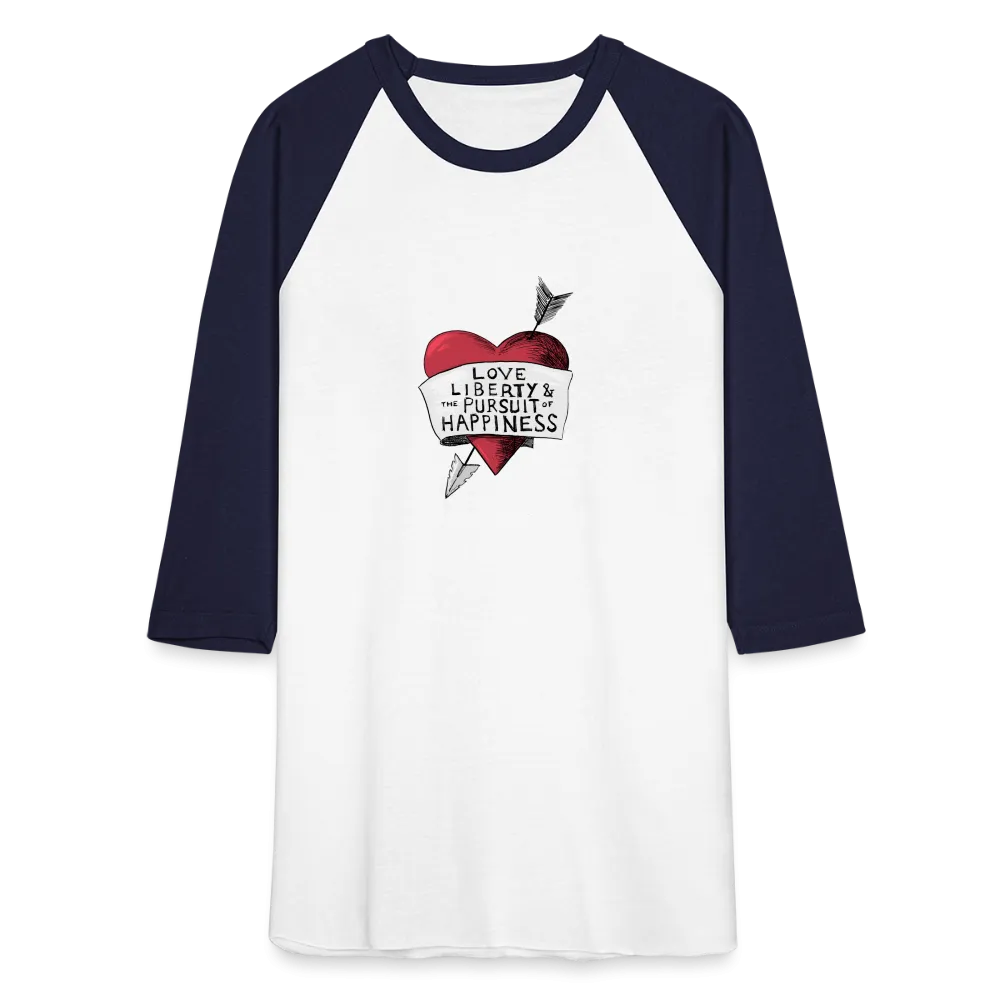Love, Liberty | Baseball Tee