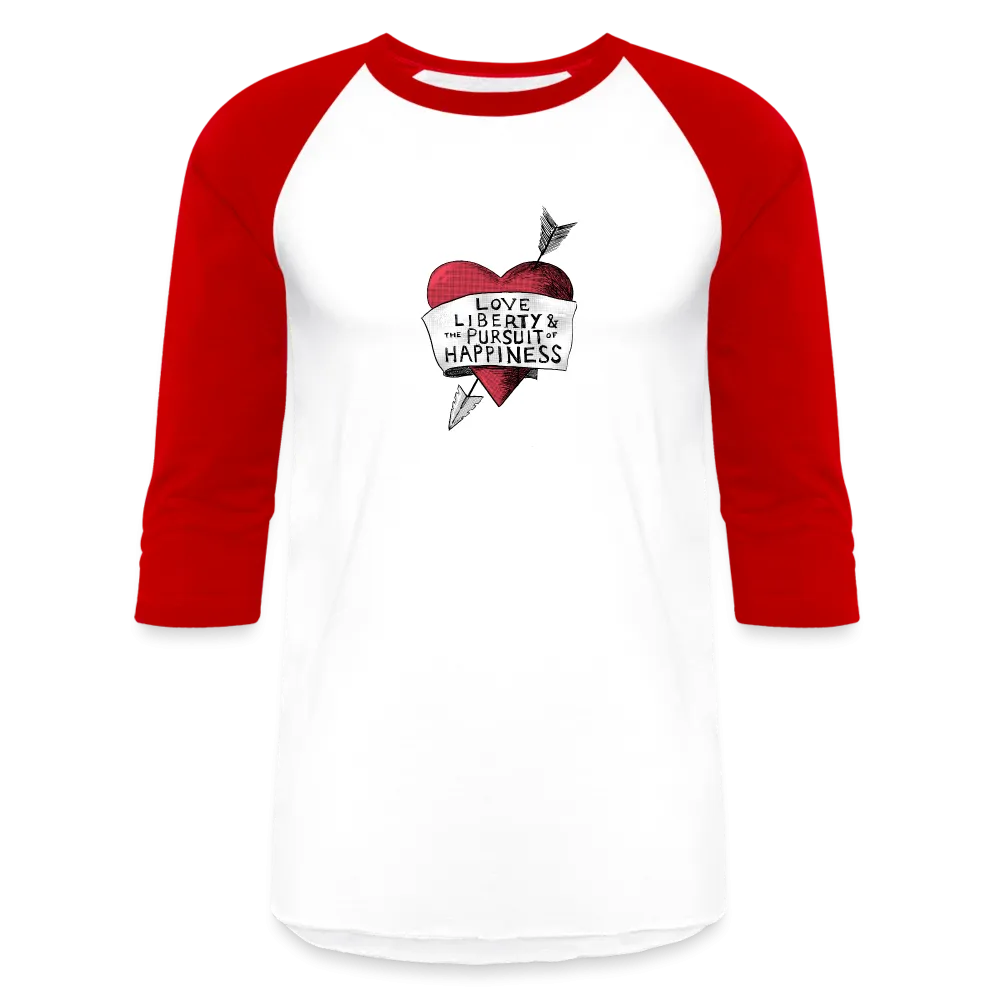 Love, Liberty | Baseball Tee