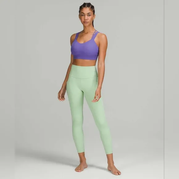 Lululemon Like a Cloud Ribbed Longline Bra D/DD (Charged Indigo) Size 4