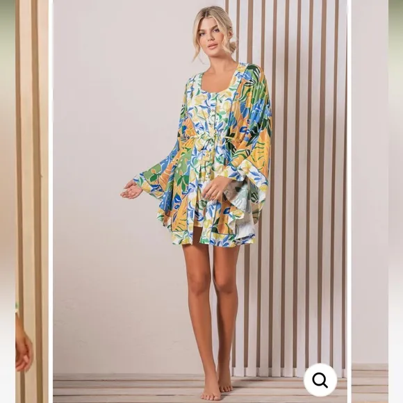 Maaji sleepwear - kimono robe - new