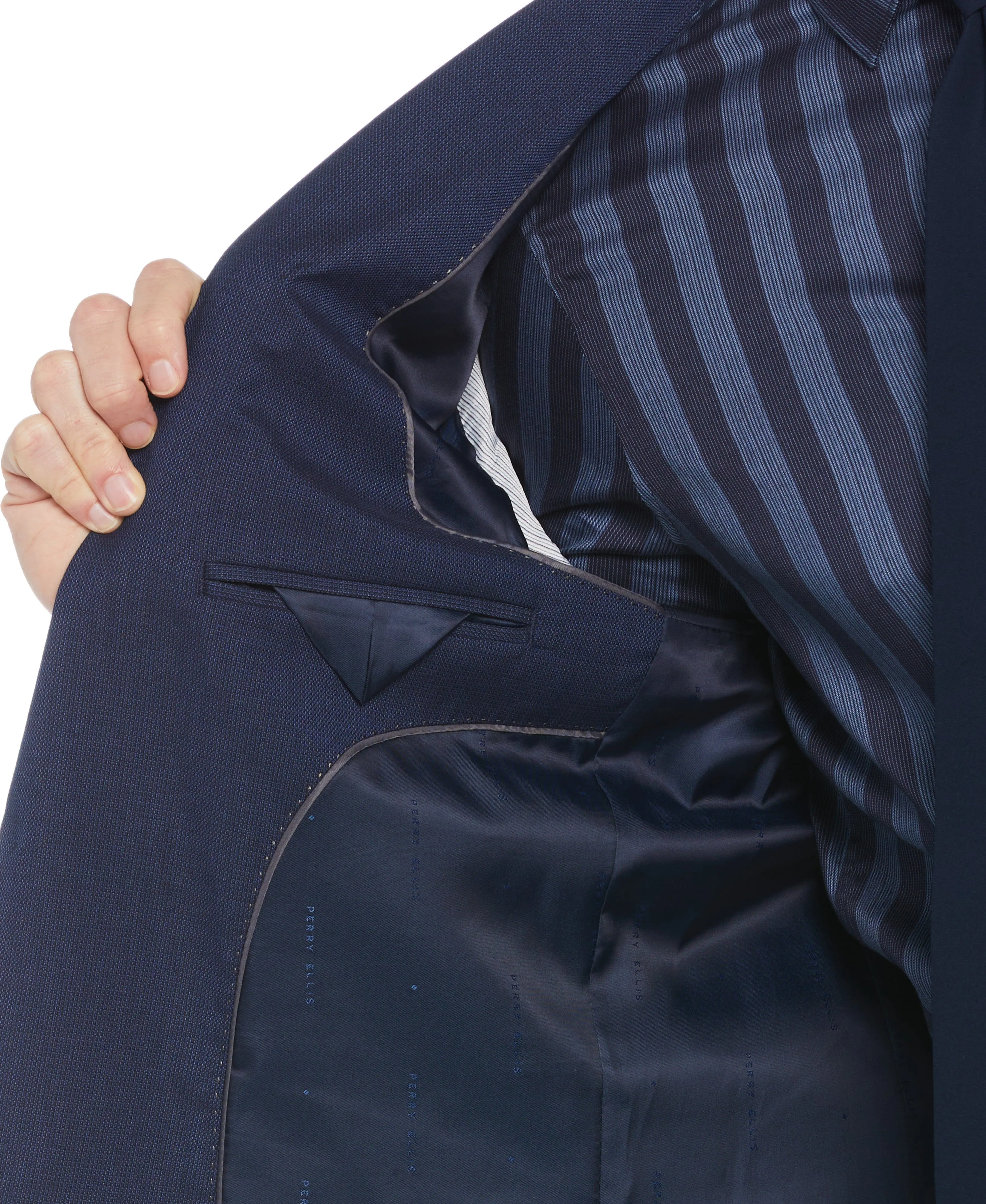 Machine Washable Textured Suit Jacket