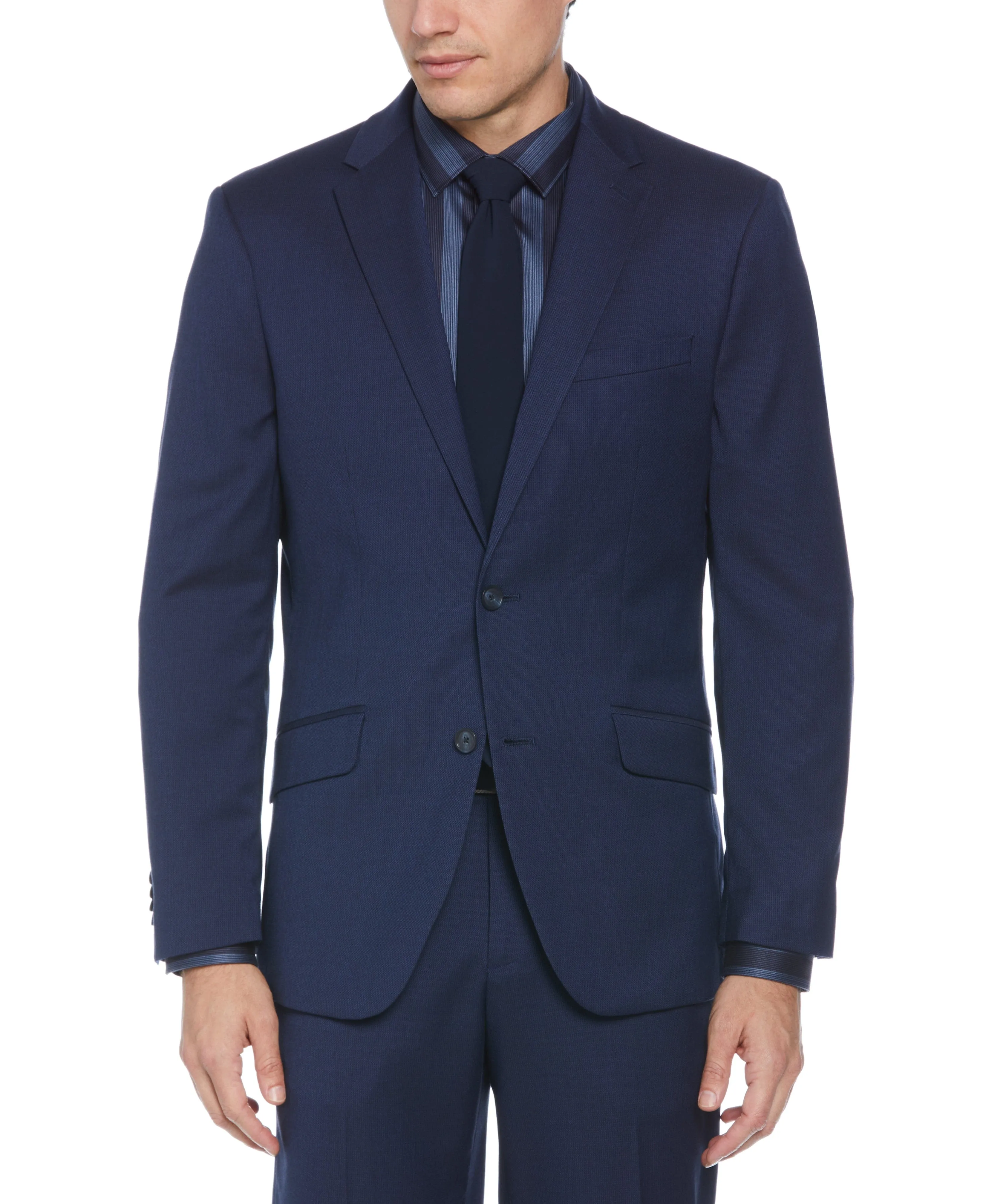 Machine Washable Textured Suit Jacket