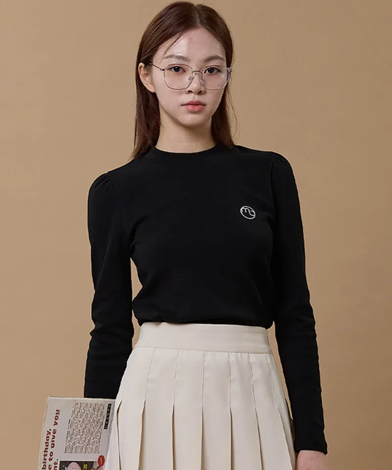 MACKY Golf: Charming Puff T-shirt - Black