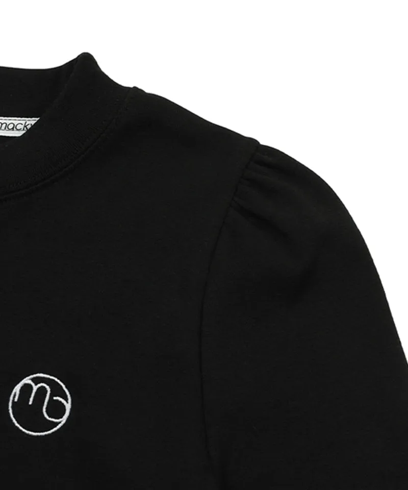 MACKY Golf: Charming Puff T-shirt - Black