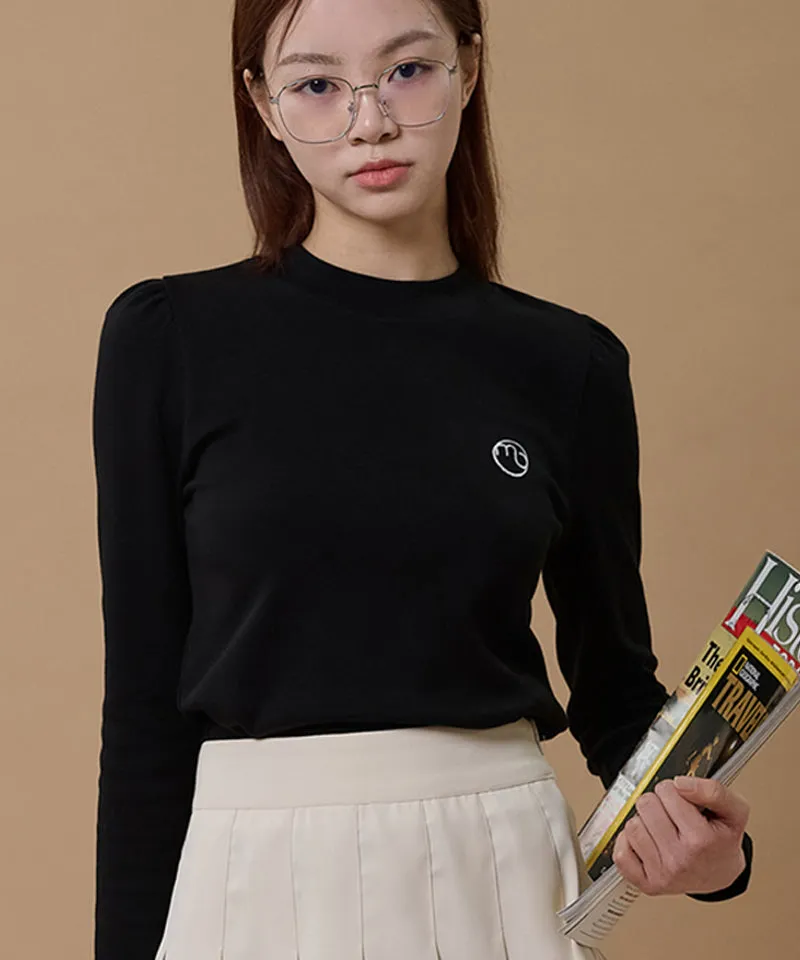MACKY Golf: Charming Puff T-shirt - Black