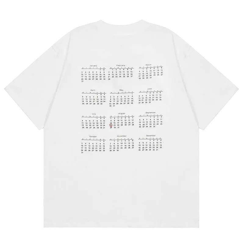 Maison Margiela Digital Letter Logo T-Shirts