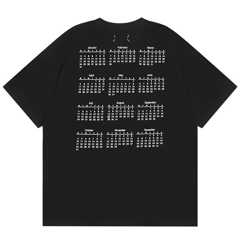 Maison Margiela Digital Letter Logo T-Shirts