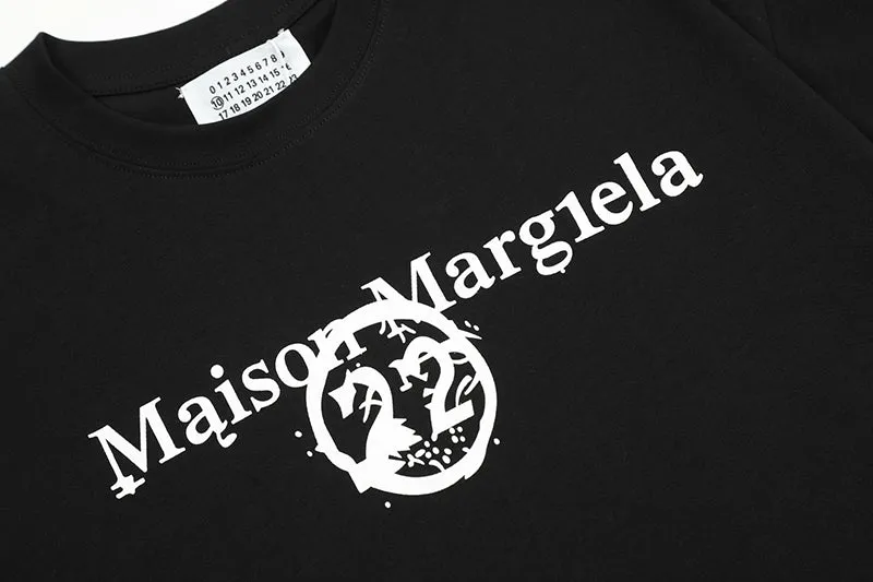 Maison Margiela Digital Letter Logo T-Shirts