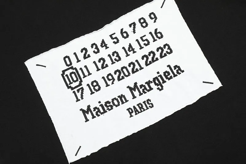 Maison Margiela Digital Letter Logo T-Shirts