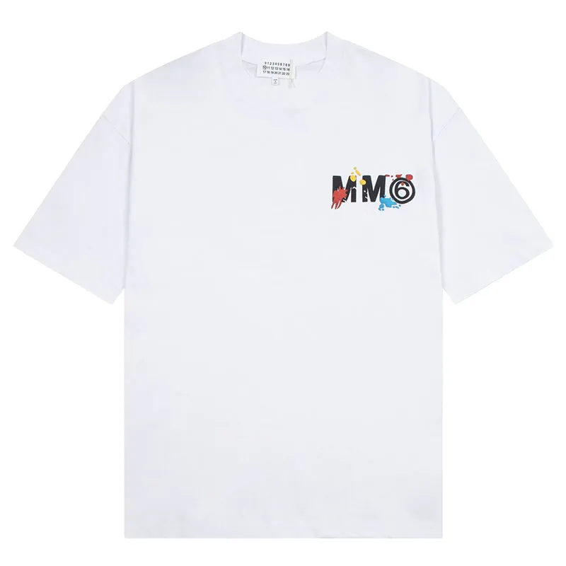 Maison Margiela Letter Logo T-Shirts