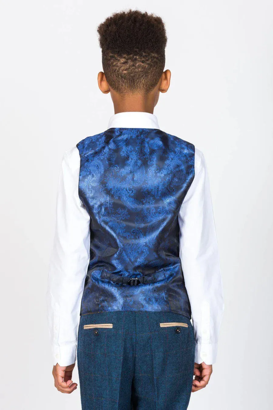 Marc Darcy Dion 3-Piece Suit Blue (Age 9-14)