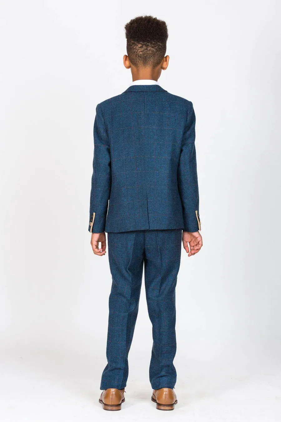 Marc Darcy Dion 3-Piece Suit Blue (Age 9-14)