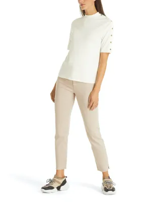 MarcCain Jersey Top with Press Studs tc4818j14