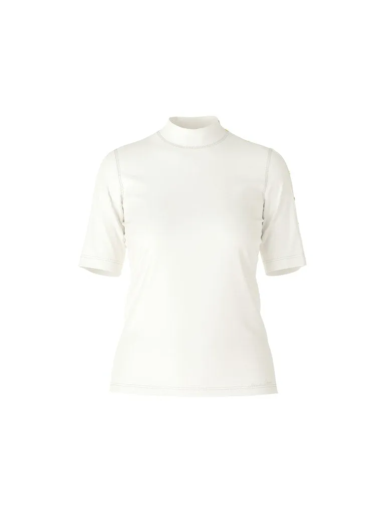 MarcCain Jersey Top with Press Studs tc4818j14
